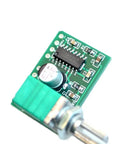 Close-up of PAM8403 Mini 5V Digital Amplifier Board with Switch Potentiometer USB Powered Audio Amplifier Module