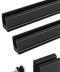 Universal Windshield Sash Clips Kit No Hassle Easy Install Windshield Clip For Golf And Other Cars Women Friendly Car Window Trim Parts Durable PP Material Weatherproof Long Lasting Universal Fit, black PP clip set