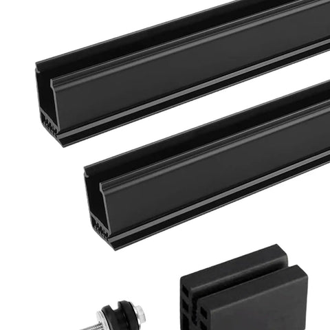 Universal Windshield Sash Clips Kit No Hassle Easy Install Windshield Clip For Golf And Other Cars Women Friendly Car Window Trim Parts Durable PP Material Weatherproof Long Lasting Universal Fit, black PP clip set
