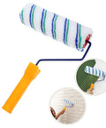 Two Piece Seamless Corner Paint Roller With Dual Grip Handles for smooth application and crisp cuts on wall edges.
