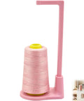 Large Thread Spool Stand For Sewing Machines Keep Your Pink Thread Stash On Deck With This Sweet Holder That Stops Tangles Dead And Makes Crafting Move Like Lightning. Pink thread spool stand with 3D printed bracket.