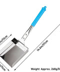 Ash Shovel For Fire Pit And Fireplace Charcoal Scoop Stainless Steel 14.6 Inch Handle No Fuss Ash Cleanup High Temp Safe