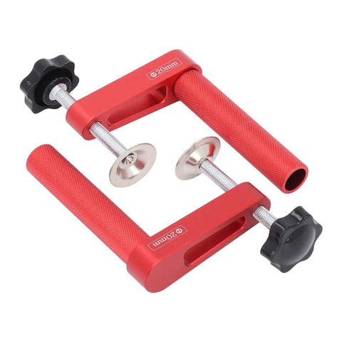 Two Pack 20mm Aluminum Bench Dog Clamps For Woodworking, Quick Hold Down Table Clamps With 600 Pound Clamping Force And Silicone Pads