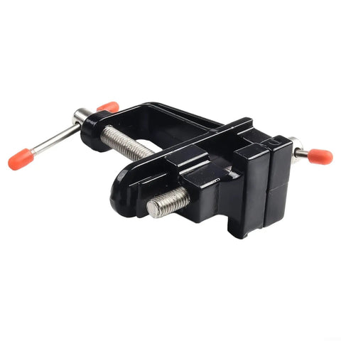 Durable Aluminum Bench Vise With Steel Screw And Handle Handy Lightweight Compact Clamping Tool For Home Workshop Sturdy Cast Aluminum Body Delivers Strong Grip For DIY Projects