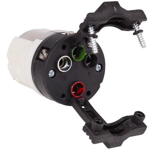 Top Shelf Heavy Duty 50 Amp Generator Cord With Twist Lock Female Plug 125 To 250 Volt Industrial Grade Connector.