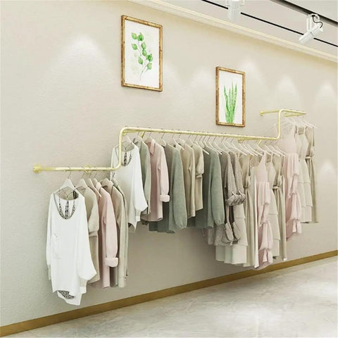 Industrial Pipe Coat Rack Wall Mount 400cm Long Heavy Duty Metal Hanger for Home Decor with clothes hanging