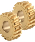 2 Pack Worm Gear Replacement For Craftsman Yard Man MTD Snowblowers Heavy Duty Durable Spline Gear Replaces 717 04861 917 04861