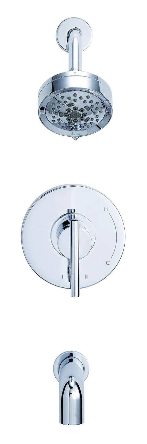 Parma Tub and Shower Trim Kit With Treysta Cartridge, Chrome Finish, Air Injection Technology For A Steady Gentle 1.75 GPM Flow At 80 PSI