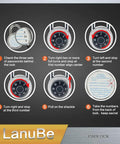 Step-by-step guide to use 2 Inch Wide Dial Combination Lock With Preset Three Digit Code Black Turnplate Pack Of 16