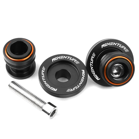 Orange Swingarm Spools Sliders And Rear Stand Screws Kit For KTM Adventure And Duke Motorcycles, CNC aluminum