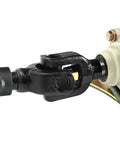 Close-up of Beefy Shaft Driven Reverse Gear Box and Transmission for 150cc to 300cc ATVs showing metal construction.