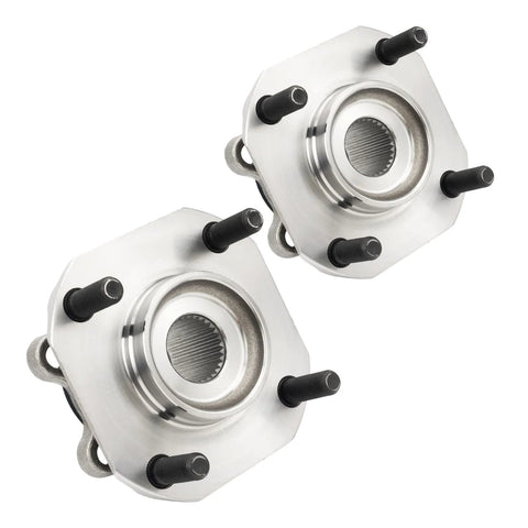 Front Wheel Hub Bearing Assembly Set For 2007 To 2012 Nissan Sentra 4 Lug 2 Pack High Quality Replacement Wheel Hubs
