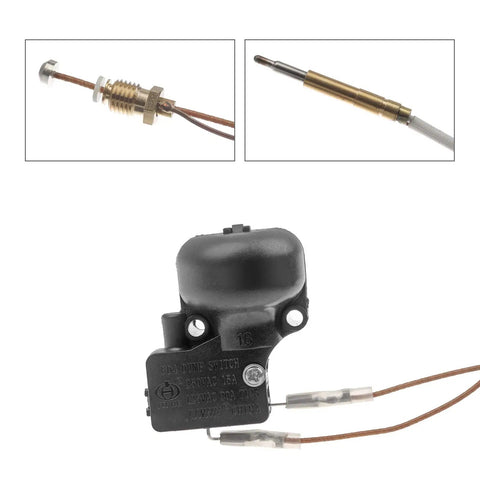 Longer 23.5 Inch Thermocouple and FD4 Dump Switch for Propane Patio Heaters, Plug and Play Universal Replacement kit.