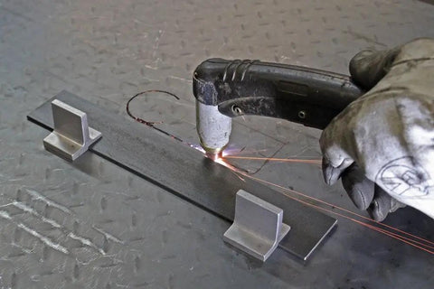 Magnetic Holders For Plasma Cutting Straight Edge And Stencil Positioning, 2 Pack, Keeps Edges Locked Where Clamps Fall Short