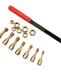 Ultimate 15 Piece Thread Repair Kit With Taps And Dies Plus Double Ended File To Fix Stripped Bolts On Steel And Aluminum Without Breaking The Bank At Home Or In The Shop, metric taps and dies