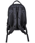 Back view of Beefy Heavy Duty Tool Backpack For Tradesmen With 35 Pockets Pro Organizer For Hand Tools And Gear 1680D Ballistic Weave