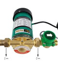 120W Water Pressure Booster Pump Delivers 21.75 PSI for Home Shower and Kitchen, 50 ft Head, 115V Automatic 25 Liters Per Minute Flow