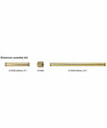 Beefy Heavy Duty Oil Transfer Pump Extension Tube 30 Inch Shaft 42 Millimeter Diameter components displayed.