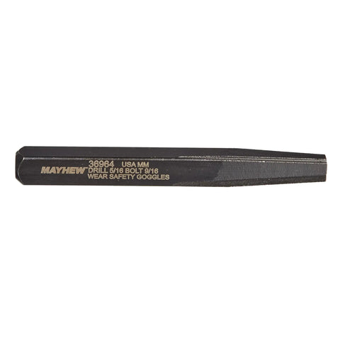 Screw Extractor Set 5 Piece With Black Oxide Finish For Removing Broken Or Seized Screws Made In USA Includes 36961 36962 36963 36964 36965 By Mayhew Tools, close-up