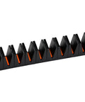 Widget Wrench Organizer Pro Series 4.0 Magnetic Wrench Holders with 12 slots black and orange for tool drawer storage