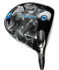Paradym Ai Smoke Max Driver Right Hand 9 Degree Loft Stiff Flex sleek black finish top view showcasing design and grip.