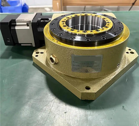Top Shelf High Rigidity Hollow Indexing Table Built With Slick Cam Groove And Pro Grade Hollow Shaft Rotary Platform For Heavy Duty Manufacturing Jobs, showing rotary mechanism.