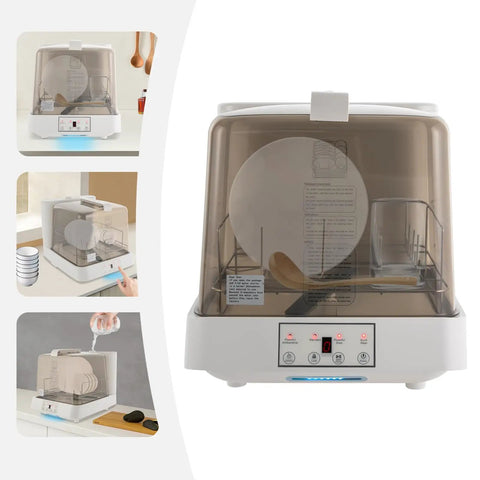 No Fuss Compact Countertop Dishwasher With Six Auto Wash Cycles And Swivel Spray Head sturdy waterproof build for apartments, RVs, dorms.