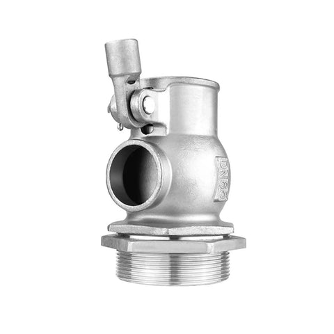 Heavy Duty Tank Float Valve With Stainless Steel Float Ball And DN65 Male Thread, Industrial Water Tank Shutoff Valve, Trusted Float Controller For Chemical, Petroleum, Metallurgy And Industrial Applications. side view