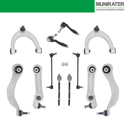 BMW 528i 2011 2016 RWD And 535d 2014 2016 RWD 12 Piece Control Arm Ball Joint Assembly And Sway Bar Link Replacement Kit For A Smoother Ride Solid Street Handling And OEM Fitment front suspension parts