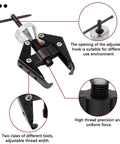 Beast Battery Terminal Puller And Wiper Arm Removal Tool For Windshield Wipers No Scratch Clamp Removal featuring adjustable jaws