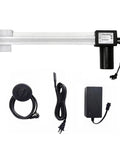Power Recliner Motor Kit JLDQ.11.156.333D Drop-In Replacement For Lift Chairs With Power Supply And 2 Button Round 5 Pin Connector