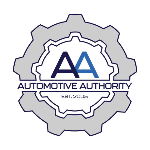 Automotive Authority logo with gear design, est. 2005