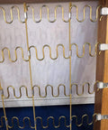 Heavy Duty Couch Spring Repair Kit With Upholstery S Clips For Zig Zag Springs, close-up view of zig-zag springs with clips.
