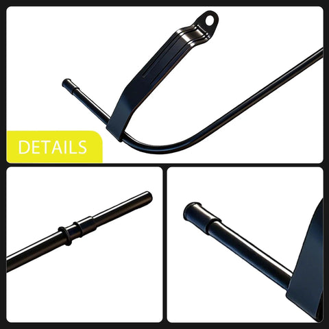 Close-up of Engine Oil Dipstick Tube 917303 fits Escalade Tahoe Silverado 1500 2500 3500 Sierra Yukon Hummer H2 Isuzu NPR 1999 to 2008