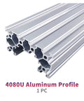 Top Shelf 4080U V Slot Aluminum Profile For Smooth 3D Printer Setups And Sweet CNC Bench Builds. 1000mm robust profile.