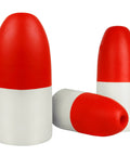 Crab Trap Floats and Marker Buoys for Fishing, High Visibility Red and White Foam Buoys, 5x11 Inch, 6x14 Inch, 7x14 Inch Sets