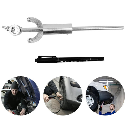 DIY Auto Body Dent Repair Kit With Wheel Arch Marker And Iron Tool For Sheet Metal Restoration, Easy To Use Arch Line Marker
