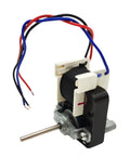 Smooth Operator YJ48 220V AC Asynchronous Motor showing wires and metal shaft for HVAC fans.