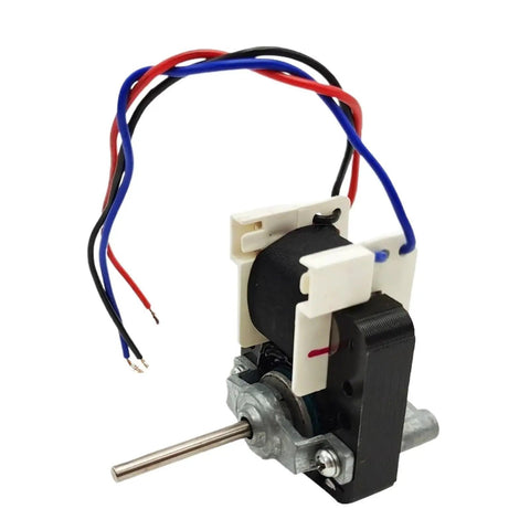 Smooth Operator YJ48 220V AC Asynchronous Motor showing wires and metal shaft for HVAC fans.