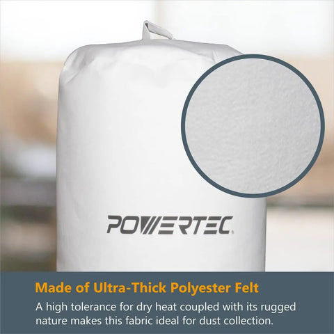 Heavy Duty 1 Micron Dust Collector Bag 21 By 31 Inches Fits JET Grizzly Shop Fox Wen Harbor Freight And DC 1512 Dust Collectors