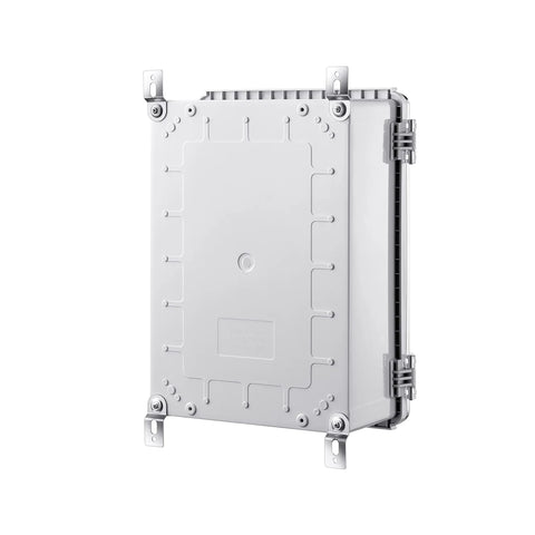 IP67 Waterproof Junction Box Enclosure For Outdoor Electrical Projects With Hinged Grey Cover Built Tough Boss Grade Weatherproof Plastic Box