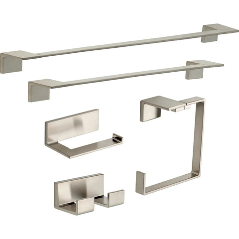 Brilliance Stainless Square Hand Towel Ring Holder For Kitchen And Bathroom Durable Stainless Steel Hanging Ring Set