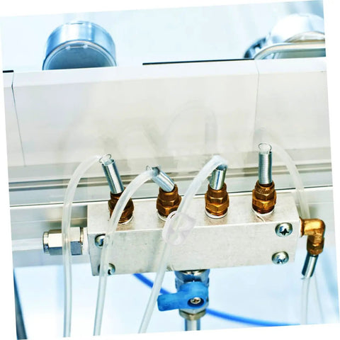 20 Pcs Lab Flow Control Clamps 1/4 To 5/16 Inch White Plastic Adjustable Tube Valves in use for precise liquid flow management