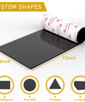 Two Pack Anti Slip Pads Self Adhesive Silicone Rubber Mats For Furniture And Home Use 30x15 Cm Non Slip Protector Pads