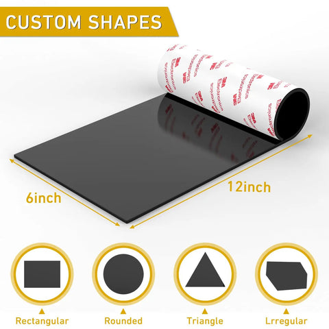 Two Pack Anti Slip Pads Self Adhesive Silicone Rubber Mats For Furniture And Home Use 30x15 Cm Non Slip Protector Pads