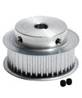 Top Notch Aluminum Timing Pulley Built Like A Tank For Smooth Transmission Upgrades featuring clean teeth and 19mm bore.