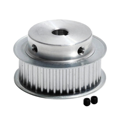 Top Notch Aluminum Timing Pulley Built Like A Tank For Smooth Transmission Upgrades featuring clean teeth and 19mm bore.