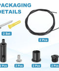 Durable Ceiling Hanging Wire Cable Kit For Pendant Chandeliers And LED Panels 6.6 Foot Adjustable Suspension Rope items