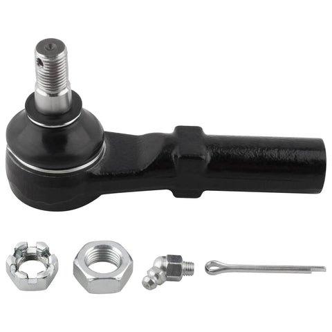 2 Piece Front Outer Tie Rod Ends Kit For Dodge Dakota 1997 To 1999 2WD And Dodge Durango 1999 2WD Replacement ES3399 Auto Steering Tie Rod End Set, black metal