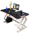 Slick Multipurpose Computer Desk Featuring An Ergonomic Arch Frame And Built In Phone Cubby with a 47.2x23.6 inch waterproof surface.